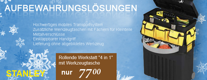 Rollende Werkstatt 4 in 1 Werkzeugkoffer