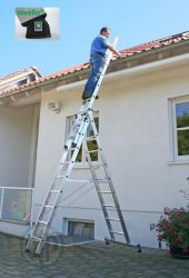 Aluminium Mehrzweckleiter 3-teilig 3 x 7 Sprossen