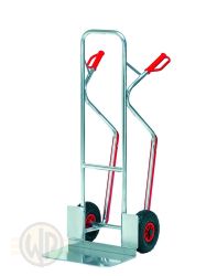 Alukarre 200 kg, H�he 1300 mm, breite Schaufel; Gleitkufen
