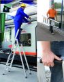 Industrie-Aluminium-Stehleiter einseitig begehbar 1x9 Stufen