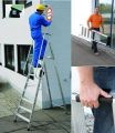 Industrie-Aluminium-Stehleiter gro�e Plattform 1x4 Stufen