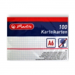 Karteikarten DIN A6 kariert in wei�