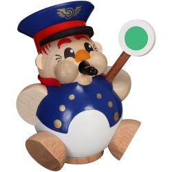 Kugelr�ucherfigur "Schaffner"