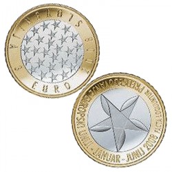 3 Euro Gedenkm�nze Slowenien 2008 - Bimetallm�nze