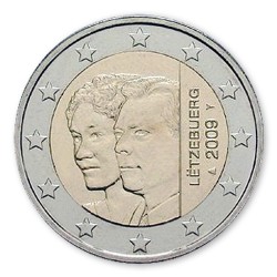 2 Euro Gedenkm�nze Luxemburg 2009 - Charlotte pfr.