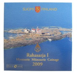 Kursm�nzensatz Finnland 2009/I im Bliester- stempelglanz