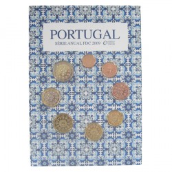 Kursm�nzensatz Portugal 2009 - stempelglanz -FDC