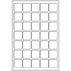 M�nztableau f�r 35 M�nzen bis 39 mm �, blau 2er-Pack