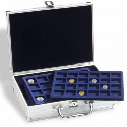kleiner M�nzkoffer f�r 112 M�nzen inkl. 6 M�nztableaus