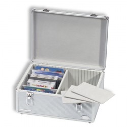 Aluminium-M�nzkoffer f�r Postkarten oder M�nzen-S�tze, gro�e Ausf�hrung