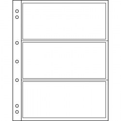 NUMIS M�nzh�llen 3 F�cher f�r Banknoten 10er-Pack