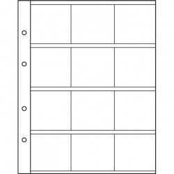 NUMIS M�nzh�llen f�r 12 M�nzenr�hmchen (50x50 mm) 5er-Pack