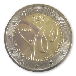 2 Euro Gedenkm�nze Portugal 2009 "Lusophonie"