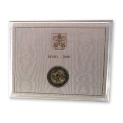 2 Euro Vatikan Gedenkm�nze 2009 - Jahr der Astronomie ST im Folder