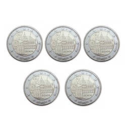 5x2 Euro M�nze Deutschland 2010 - Bremen pfr. lose A-J