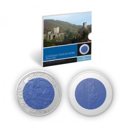 5 Euro Niobm�nze Luxemburg 2010 Hgh. "Burg Esch-Sauer"
