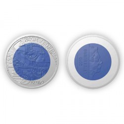 5 Euro Niobm�nze Luxemburg 2010 Hgh. "Burg Esch-Sauer"