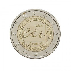 2 Euro Gedenkm�nze Belgien 2010 - EU Pr�sidentschaft pfr.