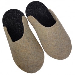 Museumspantoffeln beige