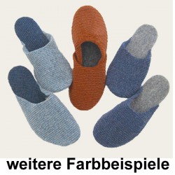 G�stepantoffeln im 6-er Set Farbe braun