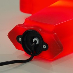 Lampenmann Steher rot