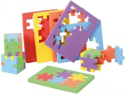 W�rfel-Puzzle Happy Baubox (6er-Pack)