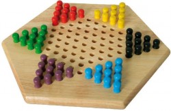 Brettspiel Halma sechseckig