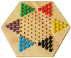 Brettspiel Halma sechseckig