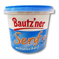 Bautzner Senf mittelscharf im Becher