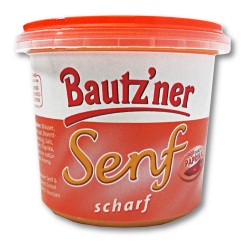 Bautzner Senf scharf im Becher