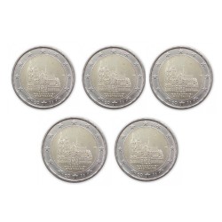 5x2 Euro Gedenkm�nzen Deutschland 2011 - K�lner Dom pfr. lose A-J