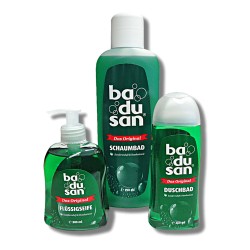 badusan Das Original Schaumbad, Duschbad, Fl�ssigseife  im Wohlf�hlset