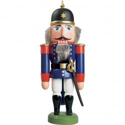 Nussknacker Soldat ca. 27 cm in blau