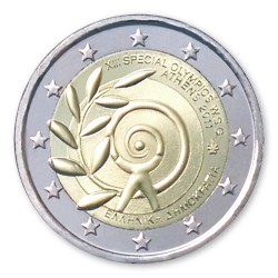 2 Euro Gedenkm�nze Griechenland 2011 - Special Olympics pfr. lose