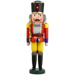 Nussknacker "K�nig" ca. 60 cm in rot