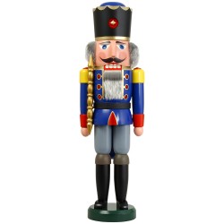 Nussknacker "K�nig" ca. 60 cm in blau