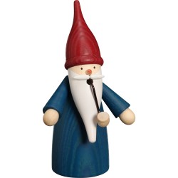 R�ucherfigur "Traditionswichtel" ca. 16 cm blau