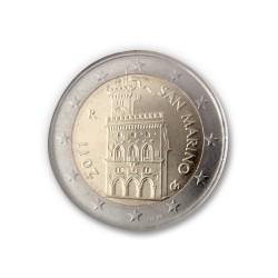 2 Euro Coincard San Marino 2011 - Papstbesuch Benedikt XVI., pfr.