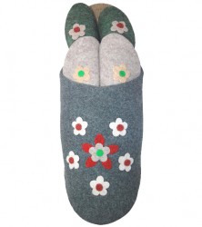 G�stepantoffeln "Blume" im 3-er Set
