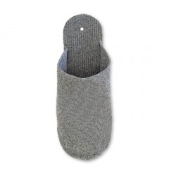 Einsteckpantoffel klein Farbe grau