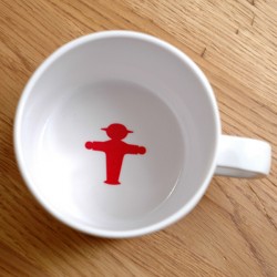 Kindertasse mit Henkel Kakaoheld