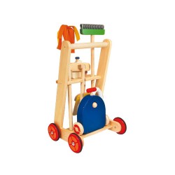 Holzspielzeug Putzwagen
