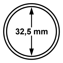 UNICORN 10er Pack M�nzkapseln Innendurchmesser 32,5 mm