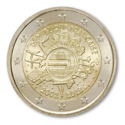 2 Euro Gedenkm�nze Frankreich 2012 - 10 Jahre Euro Bargeld pfr. lose