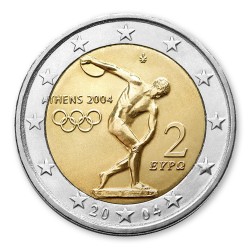 2 EUR M�nze Griechenland 2004 - Olympia pfr. lose