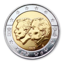 2 Euro Gedenkm�nze Belgien 2005 - Wirtschaftsunion pfr.
