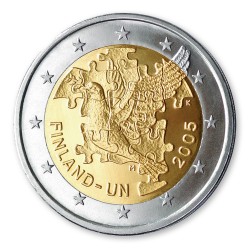 Finnland 2005 2,00 EUR M�nze pfr., 50 Jahre UN-Mitgliedschaft, l