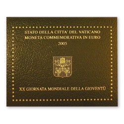 2 EUR Gedenkm�nze Vatikan 2005 - Weltjugendtag K�ln ST im Originalblister