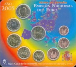 Kursm�nzensatz Spanien 2005 - Jahressatz ST