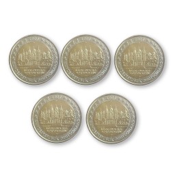 5x2 Euro Gedenkm�nzen Deutschland 2007 A-J - Schloss Schwerin pfr. lose